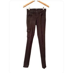 Citizens‎ Of Humanity Size 27 Stretch Pants Brown Made in Usa pocket loops